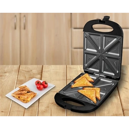 ECG S 4232 Family fekete szendvicssütő