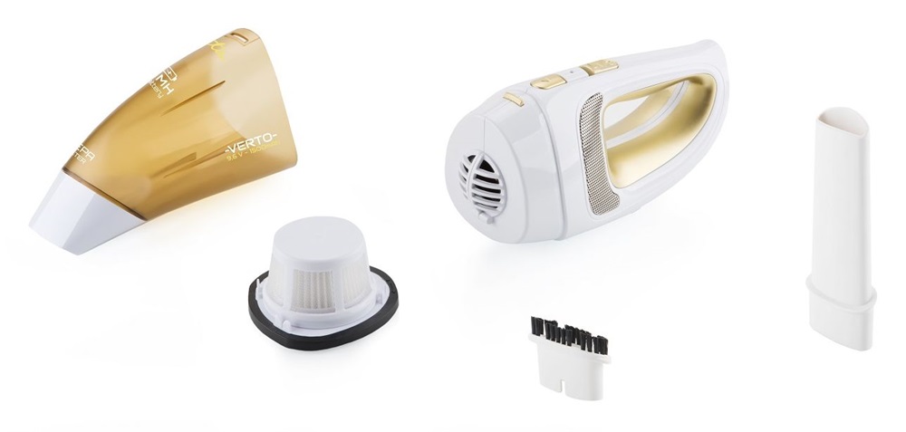 ETA Verto II 142390000 fehér-arany akkumulátoros morzsaporszívó