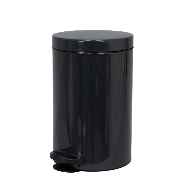 EUROGOLD SIRIUS 14l 40x25cm antracit szürke pedálos szemetes