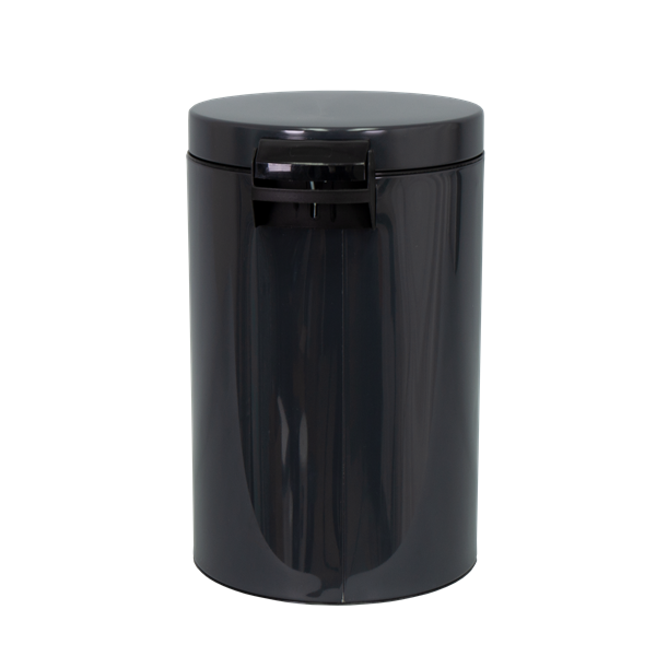 EUROGOLD SIRIUS 14l 40x25cm antracit szürke pedálos szemetes