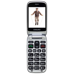 EVOLVEO EASYPHONE EP771-FS 2,8" piros mobiltelefon