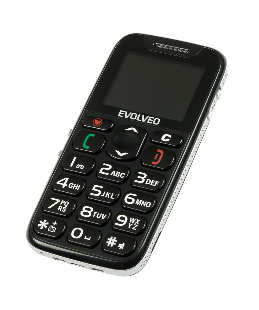 Evolveo Easyphone EP-500 1,8" fekete mobiltelefon