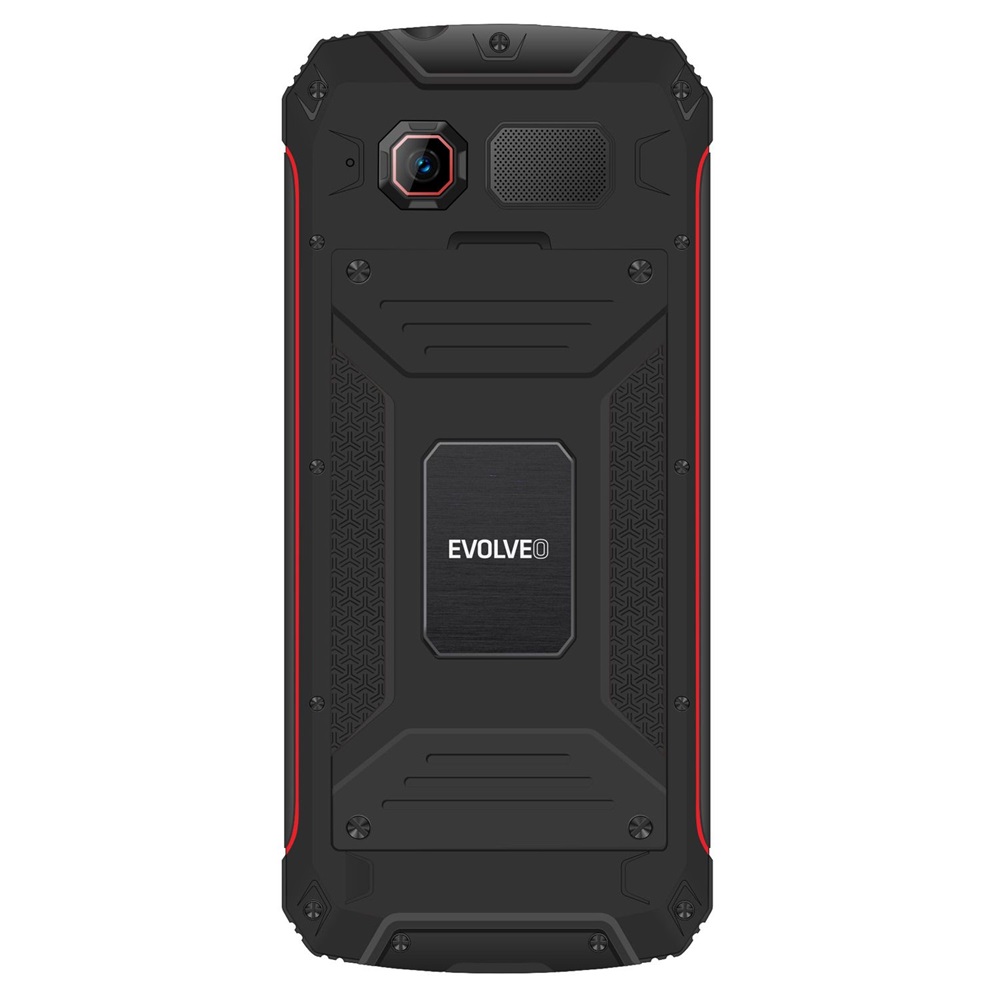 EVOLVEO Strongphone W4 2,8" DualSIM fekete/piros mobiltelefon