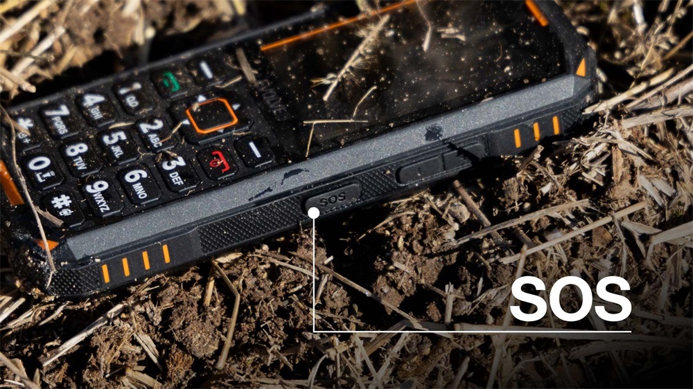 EVOLVEO Strongphone X5 2,4" DualSIM fekete/narancs mobiltelefon
