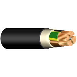 E-YY-O 0,6/1kV 2 x 1,5 mm2 tömör réz erű, erőátviteli kábel