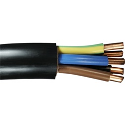 E-YY-O 0,6/1kV 2 x 2,5 mm2 tömör réz erű, erőátv.kábel