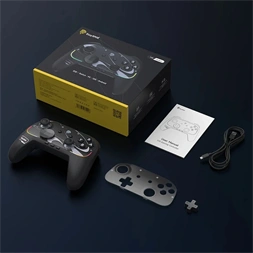 EasySMX S10, TMR Joystick, HD Rumble, Fekete, vezeték nélküli kontroller