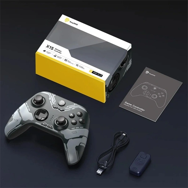 EasySMX X15, Hall-Effect, Mecha, 2.4G/Bluetooth, vezeték nélküli kontroller