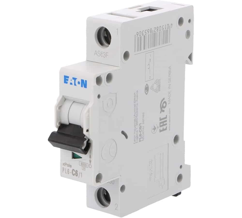 Eaton 286530 6kA 1P C6A kismegszakító