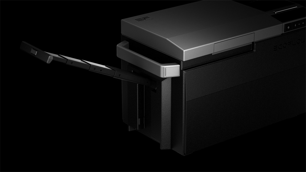 EcoFlow Glacier pull rod and wheels levehető kerekek és kar