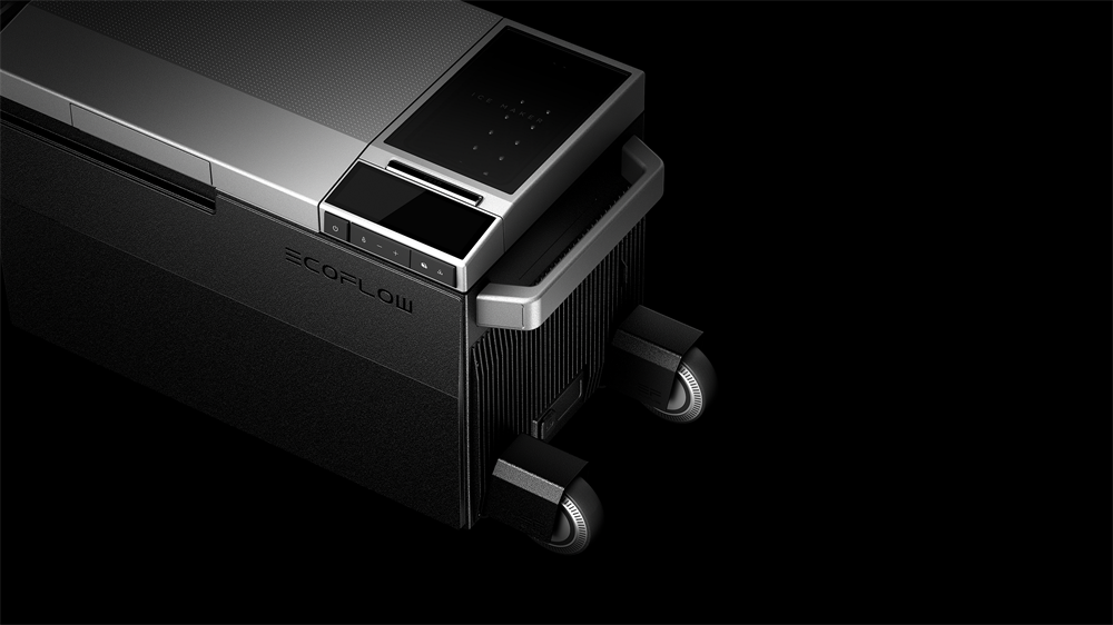 EcoFlow Glacier pull rod and wheels levehető kerekek és kar