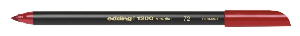 Edding 1200 Metallic piros rostirón