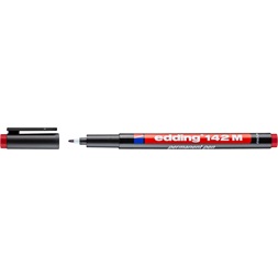 Edding 142 M OHP Permanent 1 mm piros marker