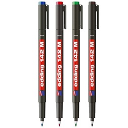 Edding 142 M OHP 4db-os 1 mm vegyes színű permanent marker