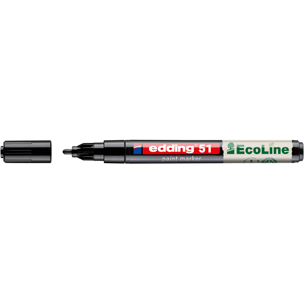 Edding 51 D10 fekete lakkmarker