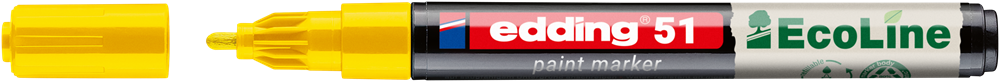 Edding 51 D10 sárga lakkmarker