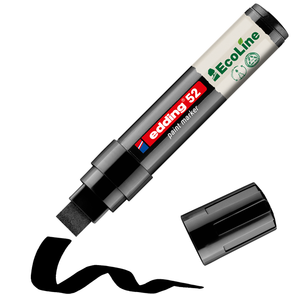 Edding 52 EcoLine D10 4-15 mm fekete lakkmarker