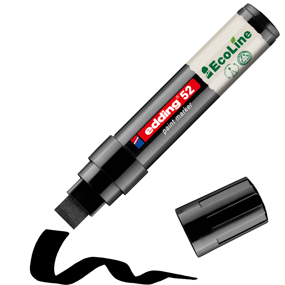 Edding 52 EcoLine D10 4-15 mm fekete lakkmarker