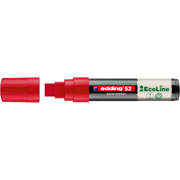 Edding 52 EcoLine D10 4-15 mm piros lakkmarker