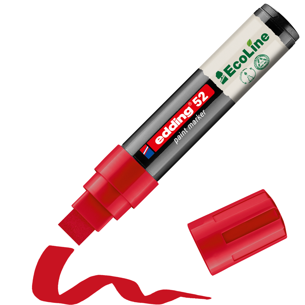Edding 52 EcoLine D10 4-15 mm piros lakkmarker