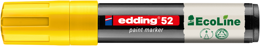 Edding 52 EcoLine D10 4-15 mm sárga lakkmarker