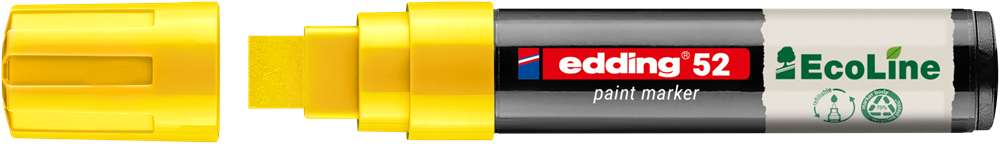 Edding 52 EcoLine D10 4-15 mm sárga lakkmarker