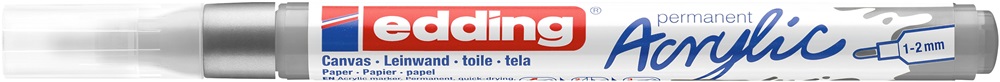 Edding 5300 F gazdag ezüst színű (923) D10 akril marker