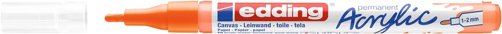Edding 5300 F neon narancs színű (066) D10 akril marker