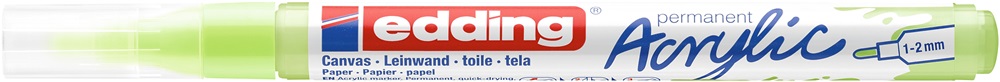 Edding 5300 F pasztel zöld színű (917) D10 akril marker