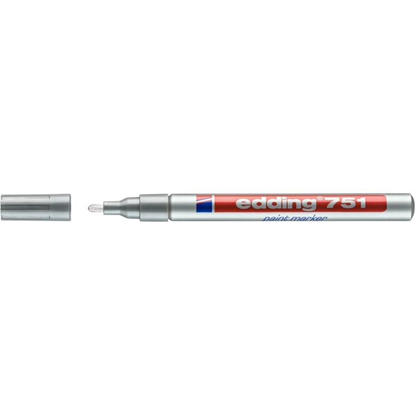 Edding 751 1-2mm ezüst lakkmarker