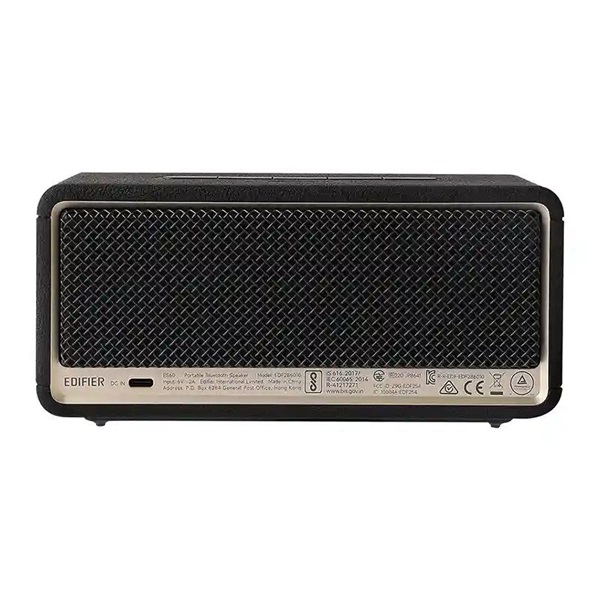 Edifier ES60 hordozható fekete Bluetooth hangszóró