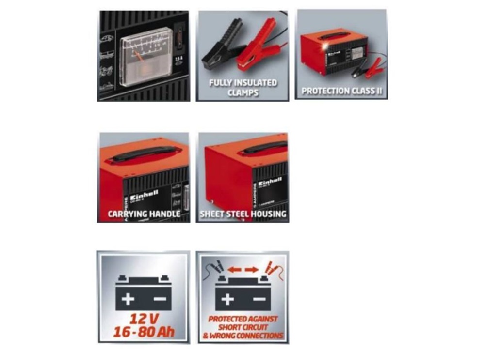 Einhell 1056121 CC-BC 5 akkumulátor töltő