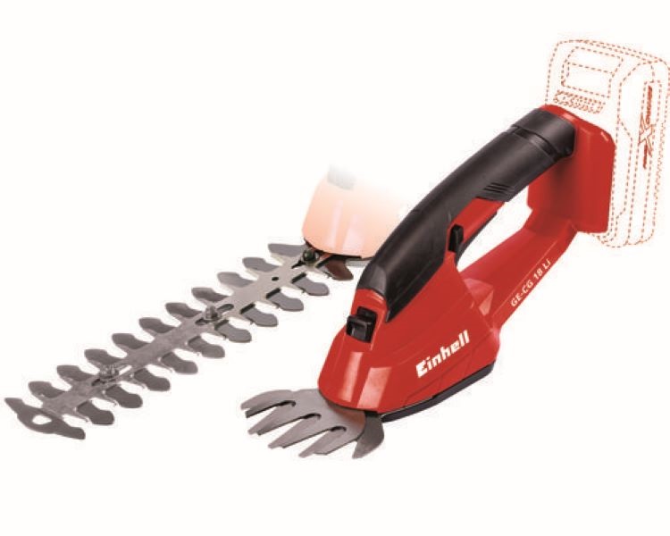 Einhell 3410370 PXC GC-CG 18 Li-Solo akku és töltő nélkül fű- és sövénynyíró olló