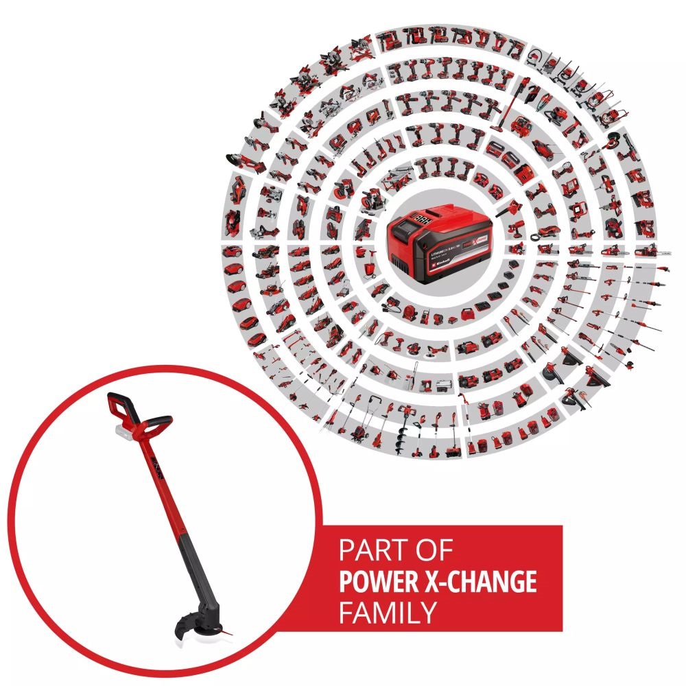 Einhell 3411115 GC-CT 18/2411 Li P-Solo akku és töltő nélkül akkumulátoros fűszegélynyíró