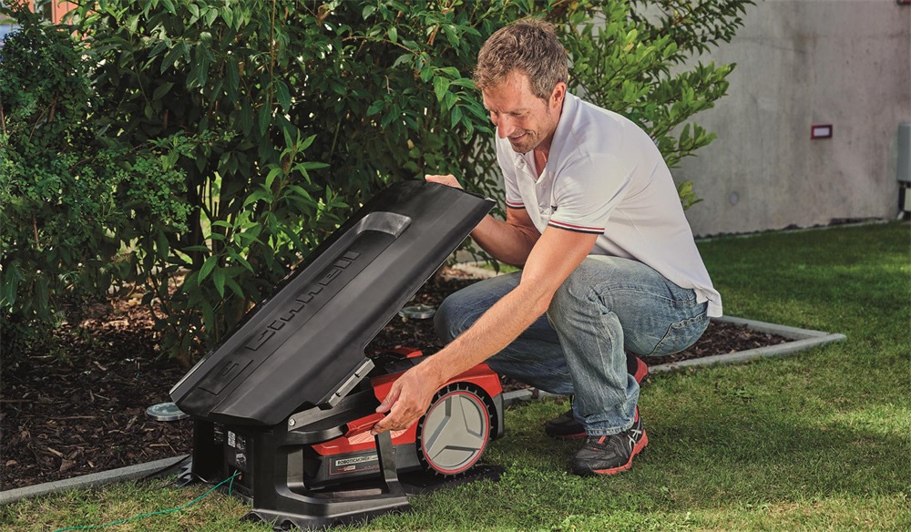 Einhell 3414024 Freelexo robotfűnyíró garázs