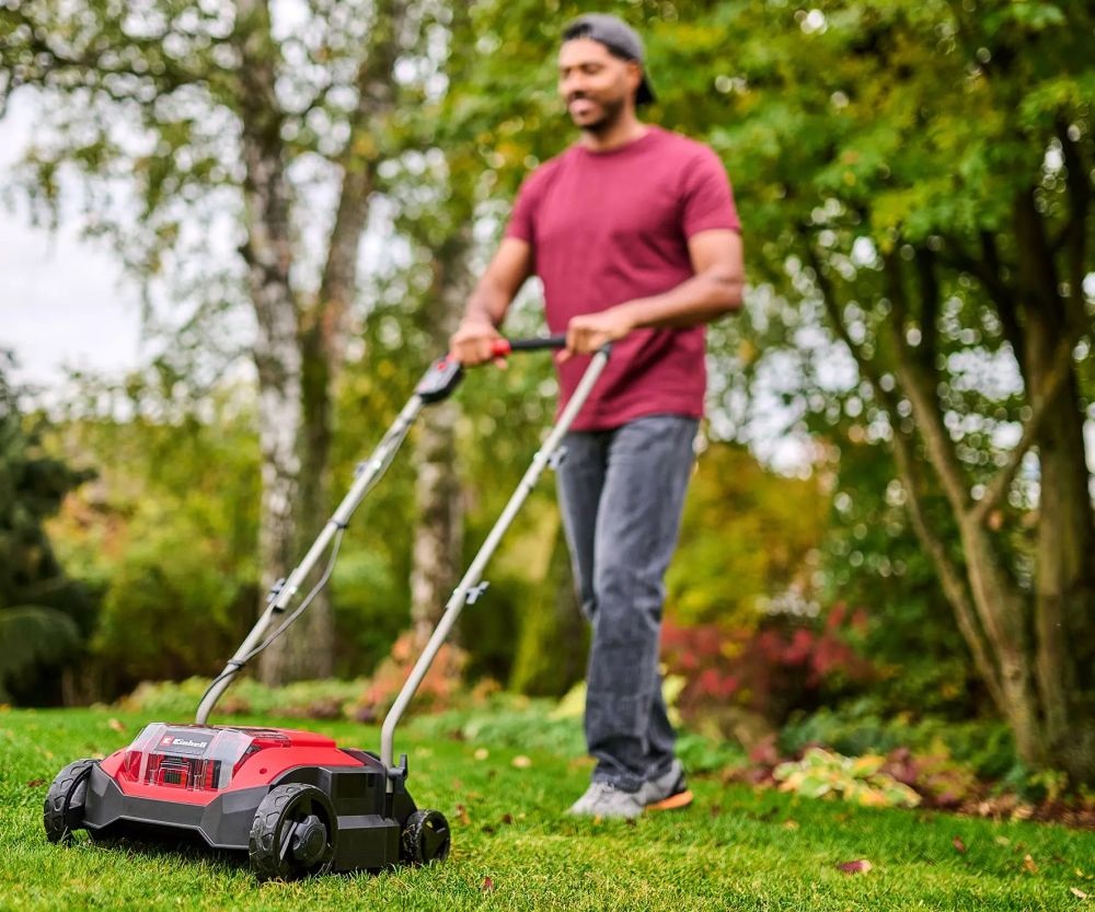 Einhell 3420625 GC-SC 18/28 DS Li – Solo akku és töltő nélkül akkumulátoros talajlazító és gyepszellőztető