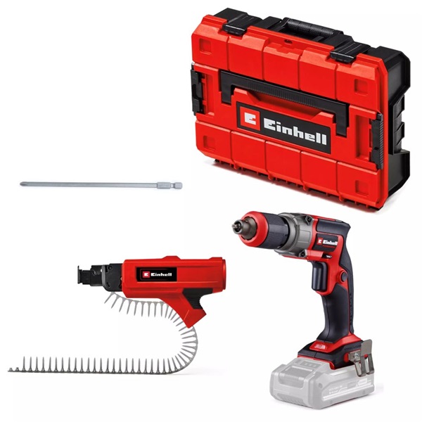 Einhell 4261012 TP-DY 18 Li BL akkumulátoros gipszkarton csavarozó + tárascsavar adapter