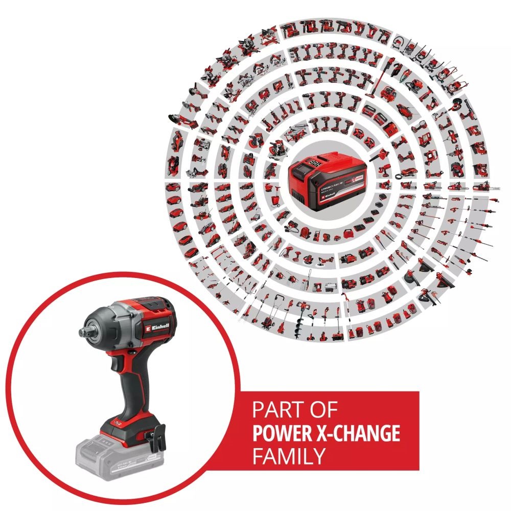 Einhell 4510065 TP-CW 18/750-C Li BL – Solo akku és töltő nélkül akkumulátoros ütvecsavarozó
