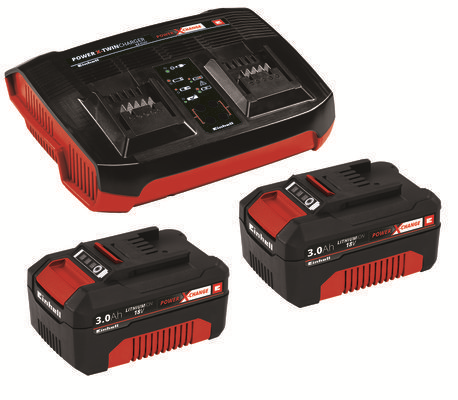 Einhell 4512083 PXC Twincharger Kit 2x3,0Ah akkumulátor + töltő szett 2db