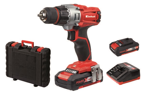 Einhell 4513830 PXC TE-CD 18/2 Li Kit akkuval akkumulátoros csavarozó szett