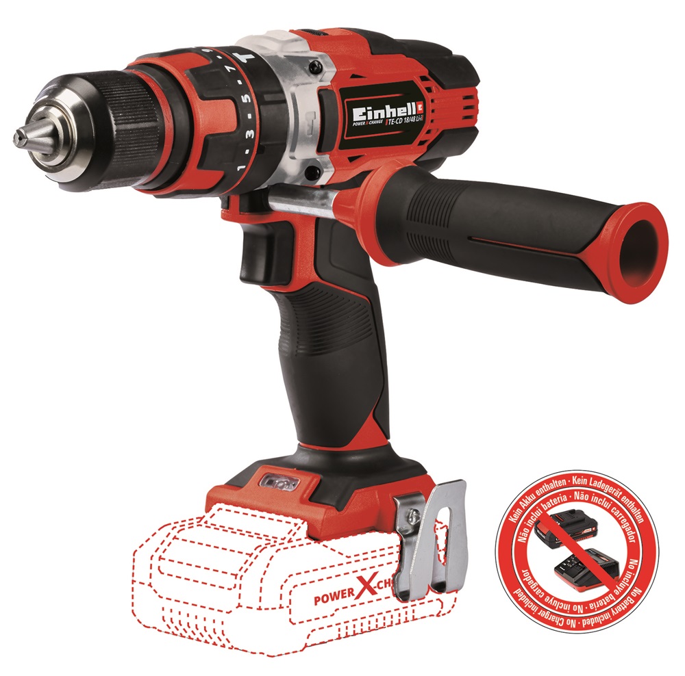 Einhell 4513926 PXC TE-CD 18/48 Li-i-Solo akku és töltő nélkül akkumulátoros fúró-csavarozó