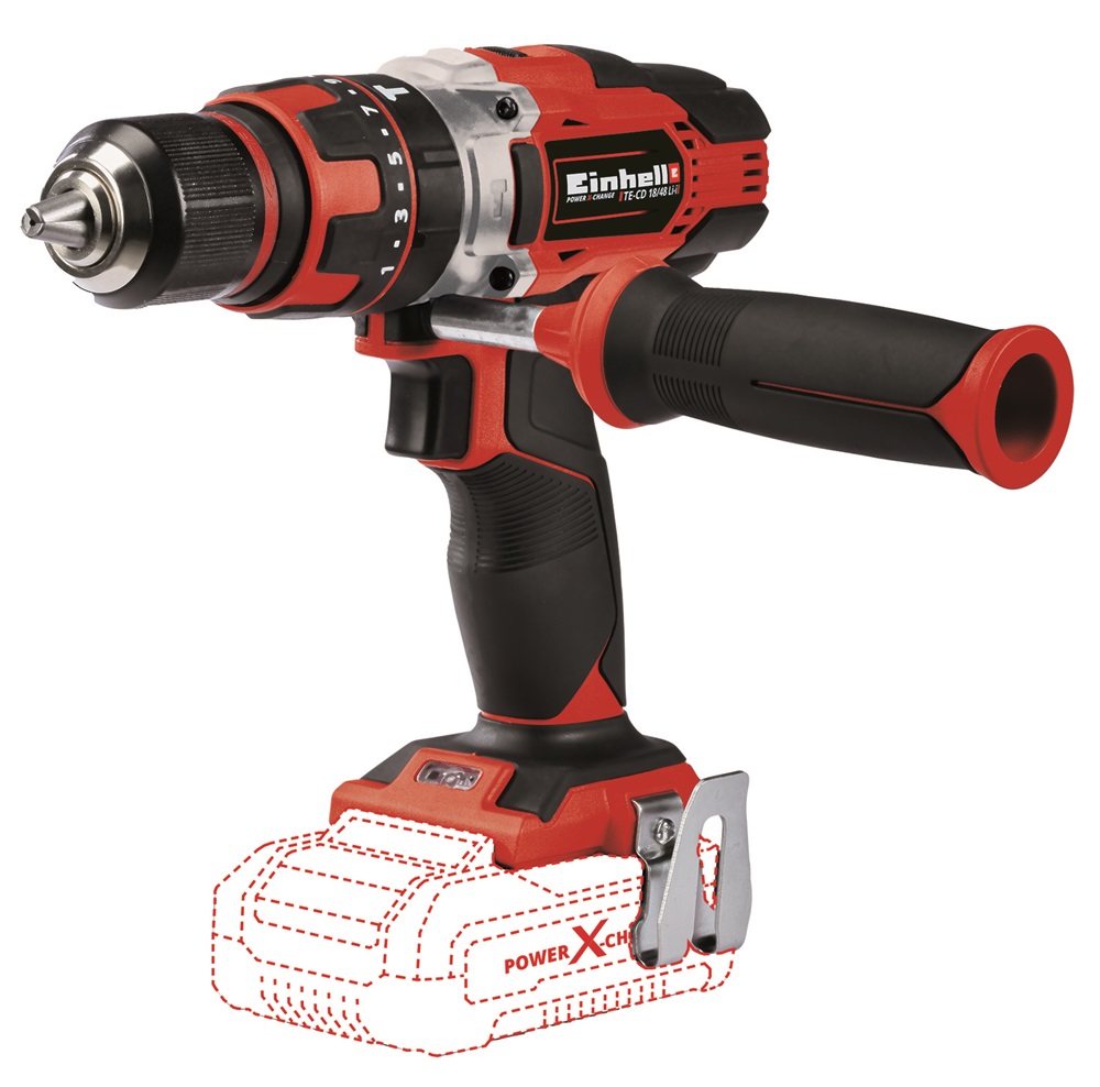 Einhell 4513926 PXC TE-CD 18/48 Li-i-Solo akku és töltő nélkül akkumulátoros fúró-csavarozó