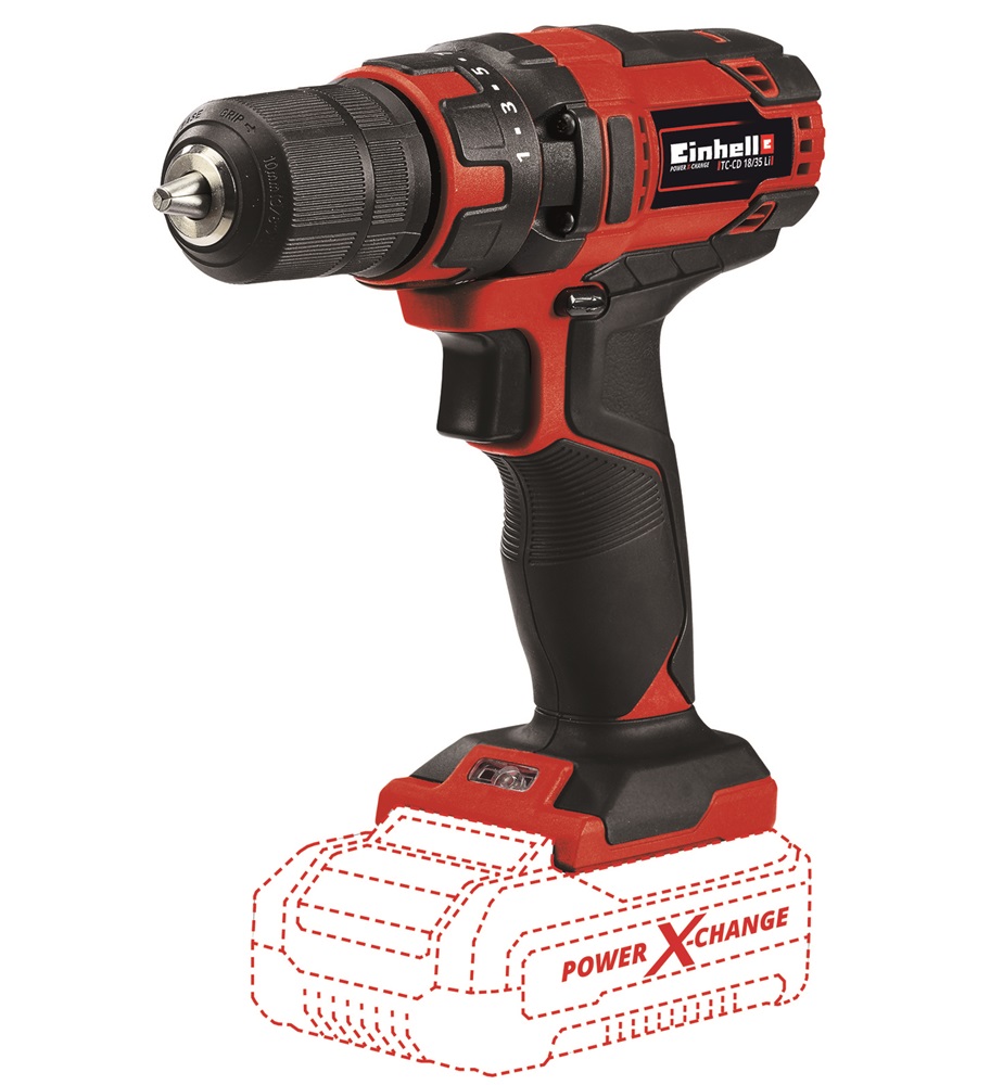 Einhell 4513927 PXC TC-CD 18/35 Li-Solo akku és töltő nélkül akkumulátoros fúró-csavarozó