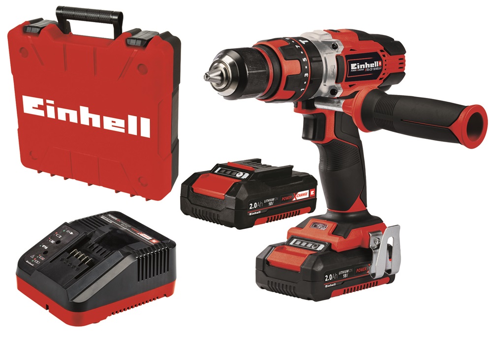 Einhell 4513935 PXC TE-CD 18/48 Li-i 2x2,0Ah akkuval akkumulátoros fúró-csavarozó