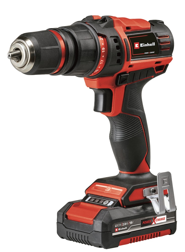 Einhell 4513990 TE-CD 18/45 3X Li +22 1x2Ah akkumulátoros fúró-csavarozó szett