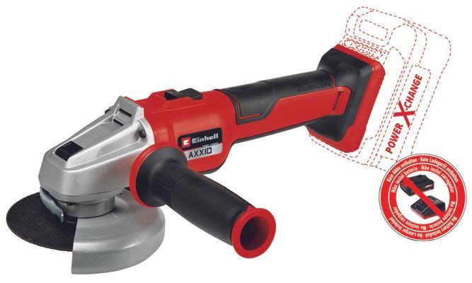 Einhell 4431151 PROFESSIONAL PXC AXXIO 18/125 Q Solo akku és töltő nélkül akkumulátoros sarokcsiszoló