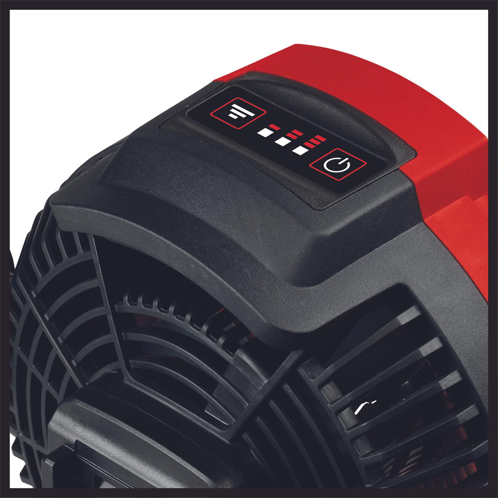Einhell 3408035 PXC GE-CF 18/2200 Li - Solo piros, sebességfokozat száma:3, akkus ventilátor