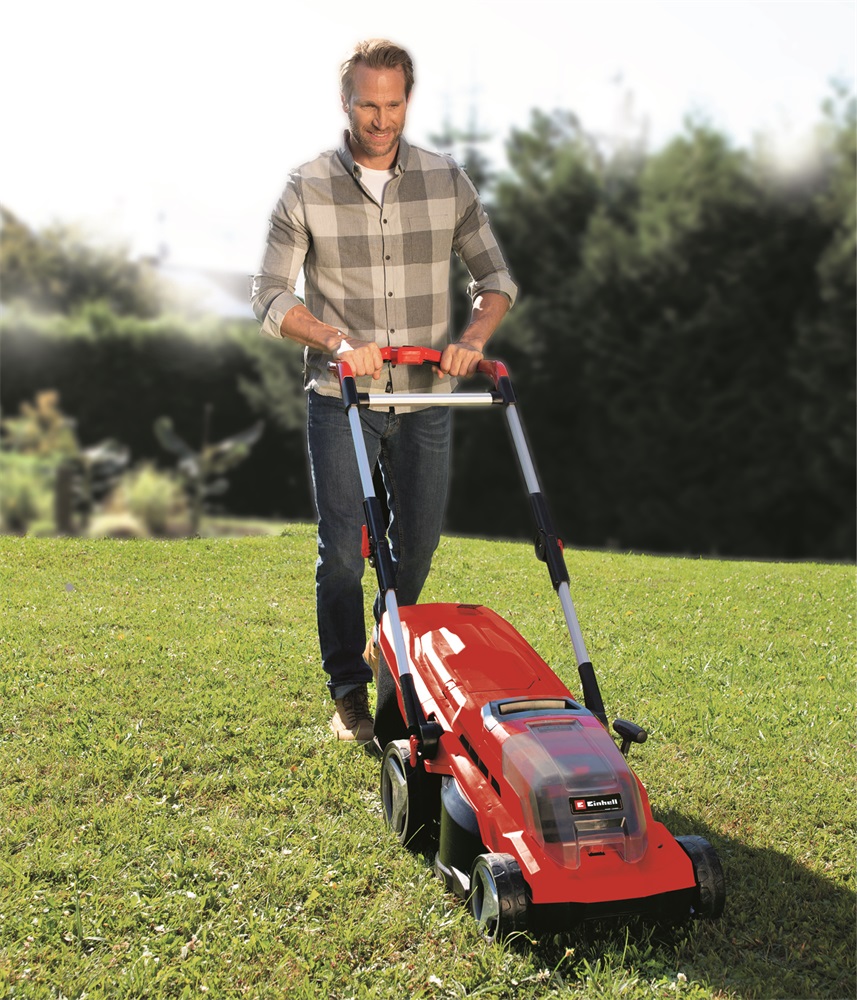 Einhell GE-CM 36/37 Li Set 2x3,0Ah PXC akkumulátoros fűnyíró kertigép szett