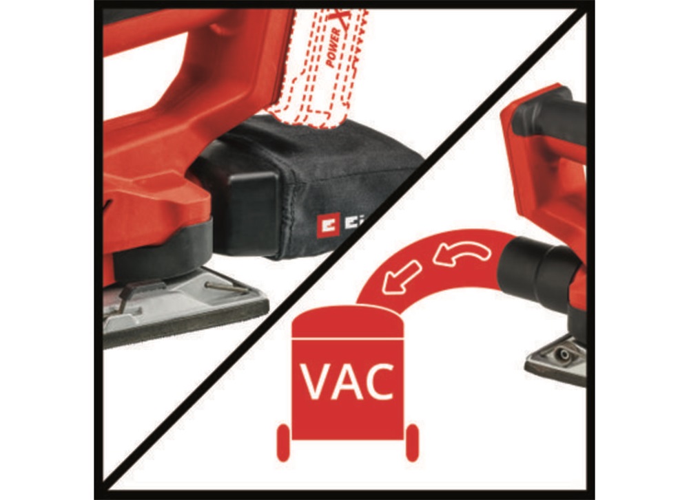 Einhell 4460720 PXC TE-OS 18/230 Li-Solo akku és töltő nélkül akkumulátoros rezgőcsiszoló