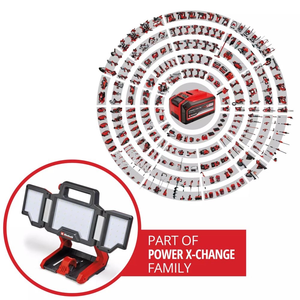 Einhell TP-CL 18/3000 Li Set - Solo akkus reflektor